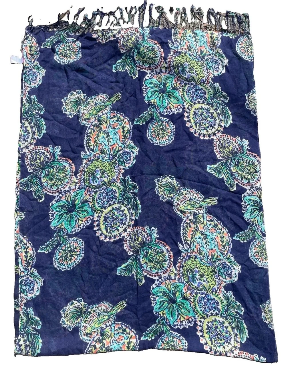 Lilly Pulitzer silk and cashmere Murfee scarf